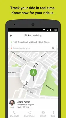 OlaCabs android App screenshot 2