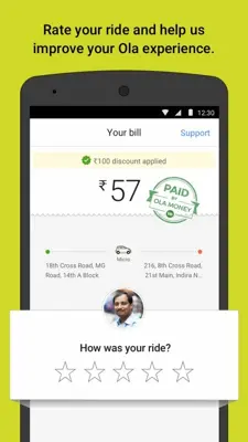 OlaCabs android App screenshot 4